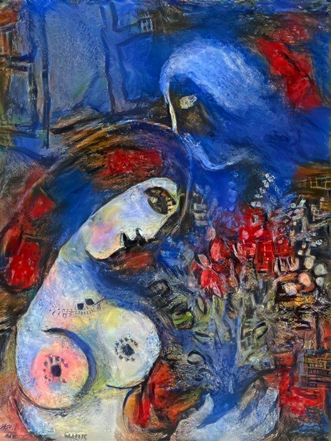 chagall fused with chagall