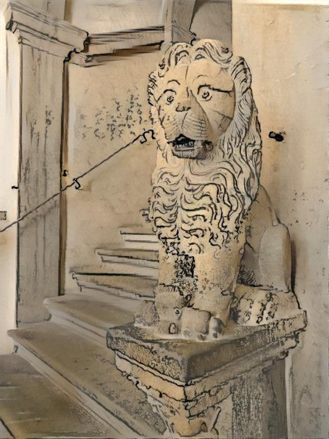 Surprised Lion