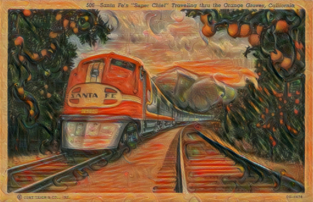 Super Chief in Old Azusa