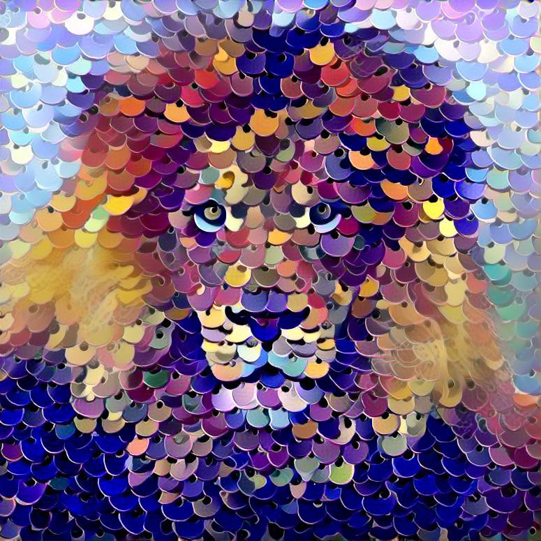 Sequin Lion