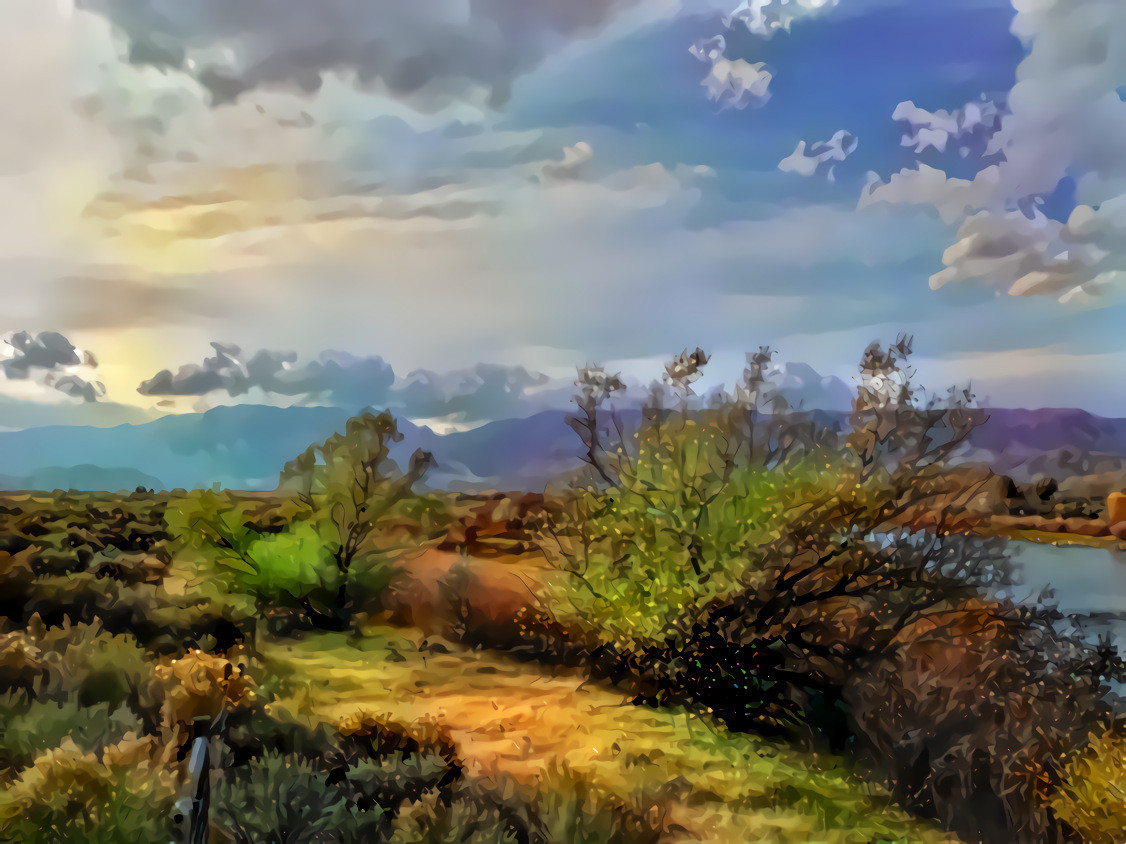 The Big Horn River and Bitterroot Range, Wyoming. Source is my own photo.