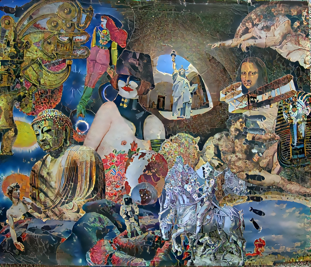 Collage um 1970