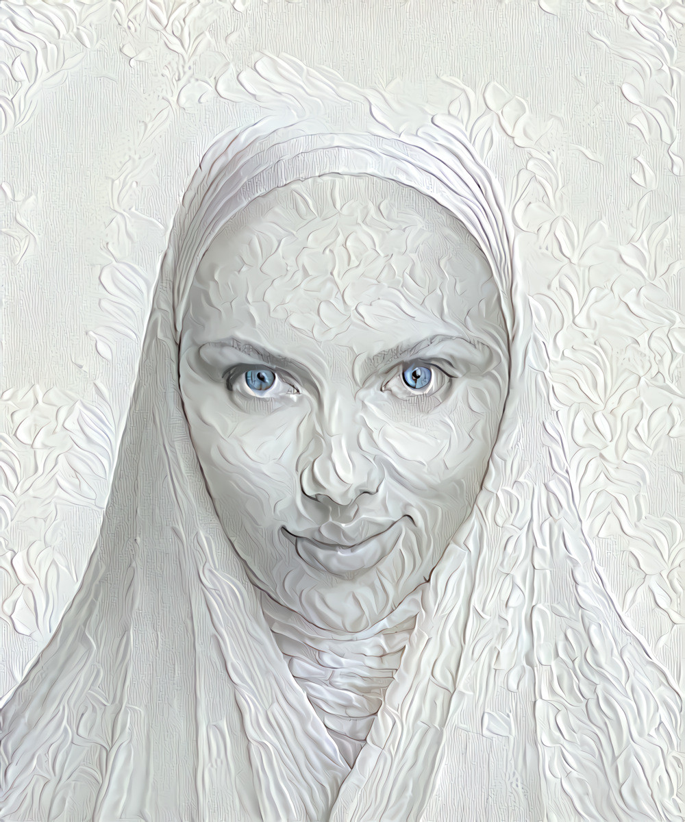 Plaster woman