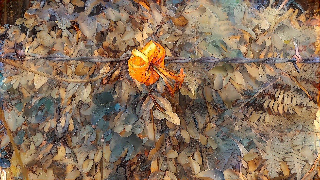 The Beauty on the Barbed Wire