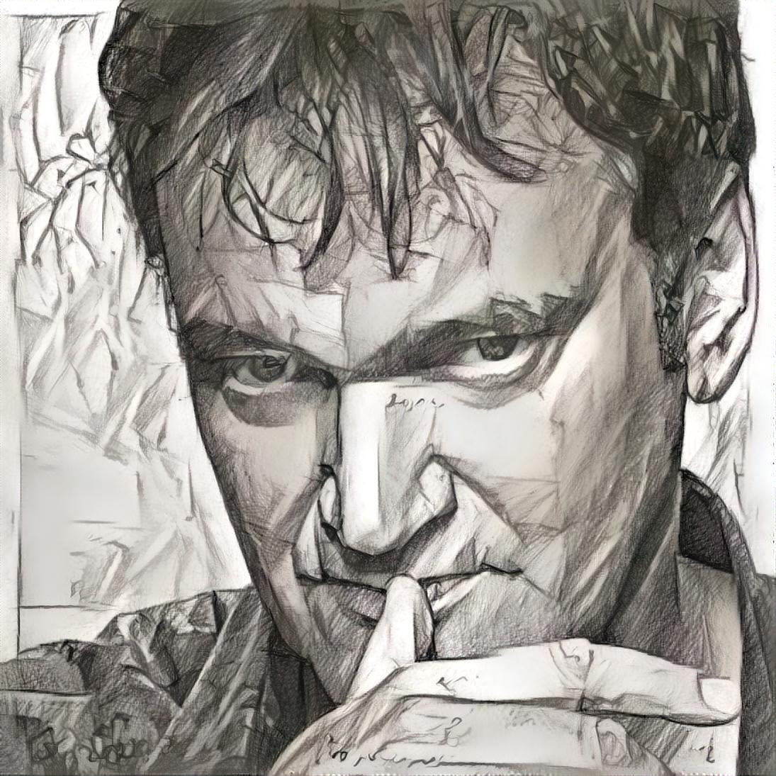 Portrait of Quentin Tarantino