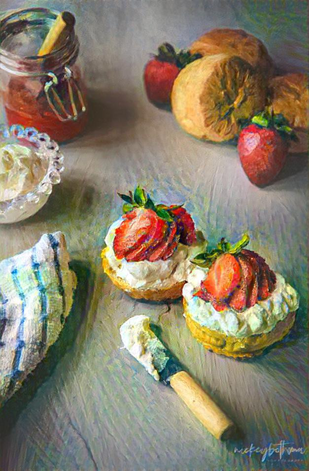 Strawberry Scones 