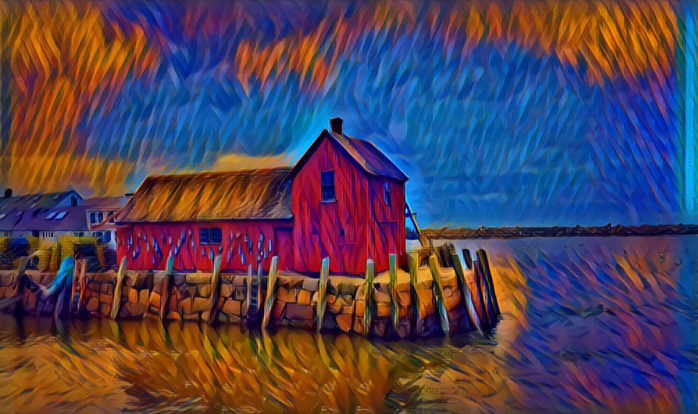 Lobster shack at Rockport, Massachusetts