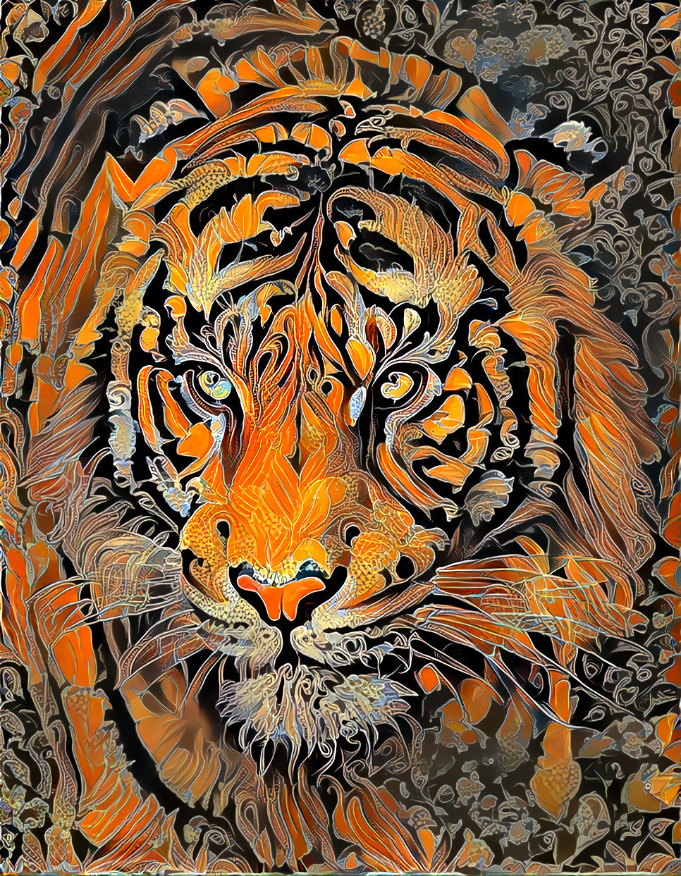 portrait of a tiger