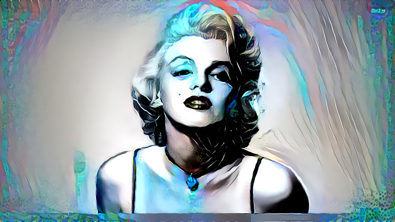 Marilyn Monroe Blue