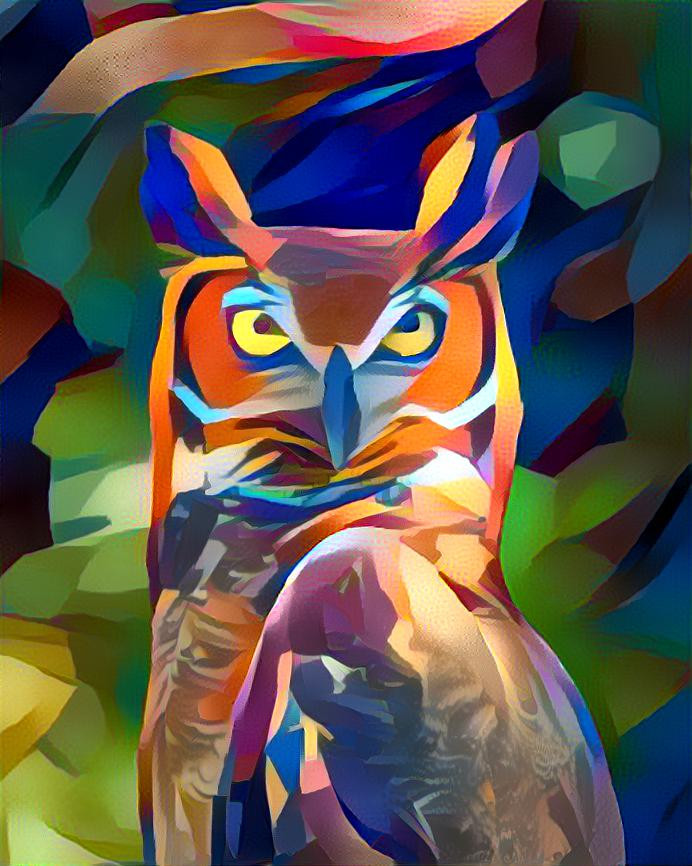 Picasso owl