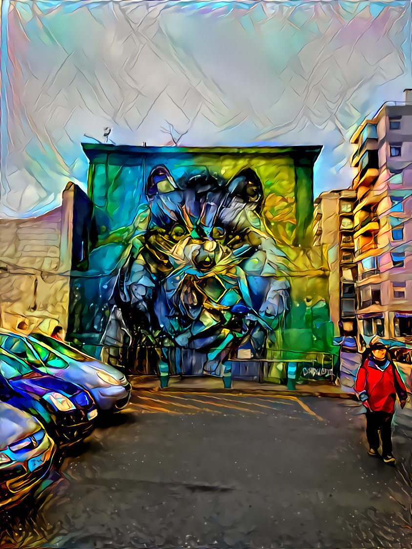 - - - - - 'Double-layer Street Art : Lisbon, Portugal' - - - - - Digital art by Unreal - from own photo. 