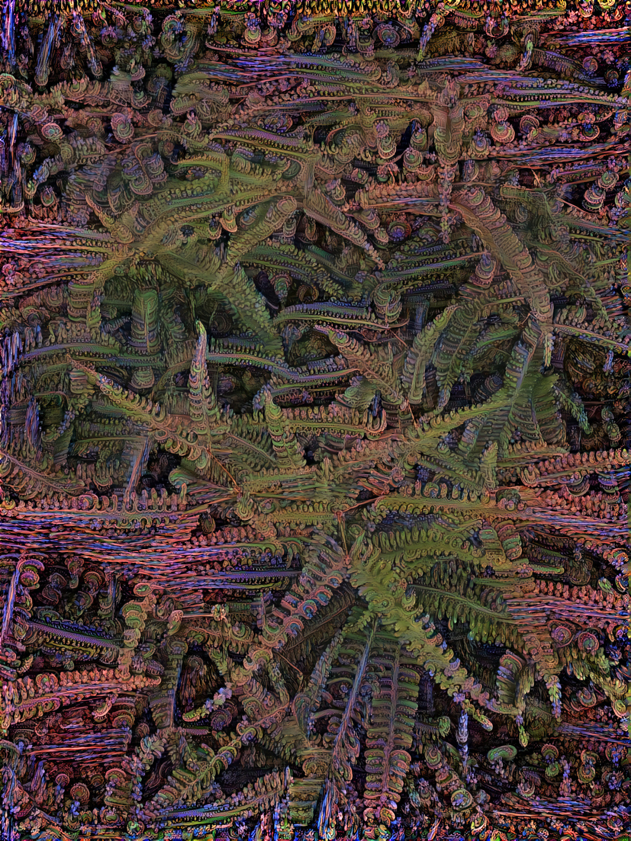 Intricate Fractal Fern