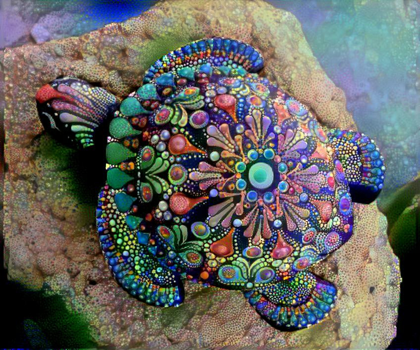 Multicolor turtle