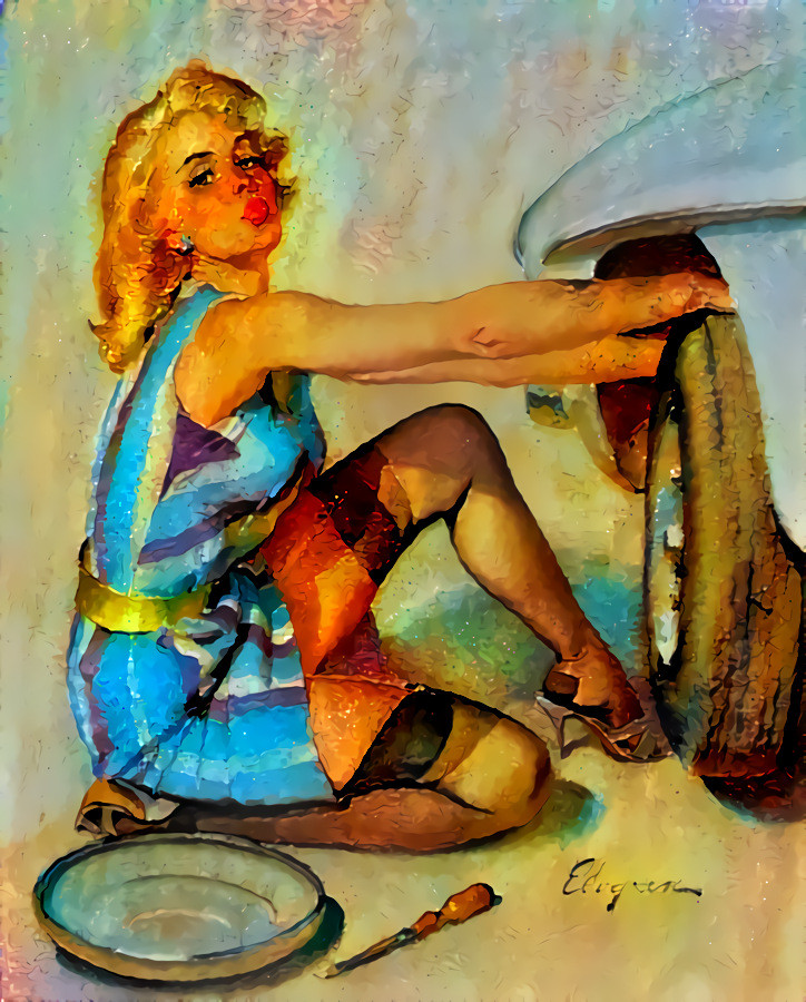 Gil Elvgren rusty regards.. challenge