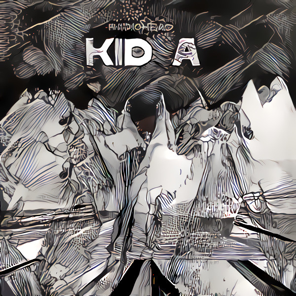 Kid A - Black n White