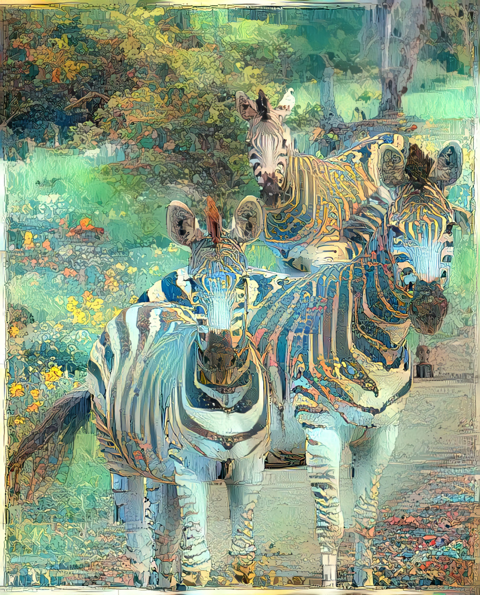 Three Zebras