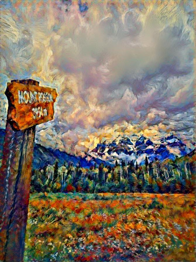 Mount Robson deep dream 4