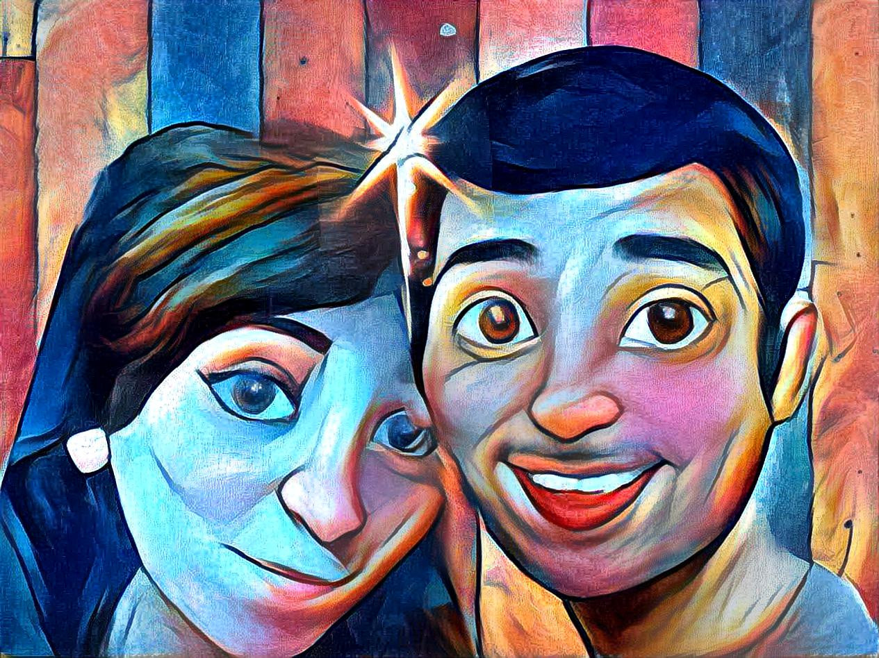 Toonified couple