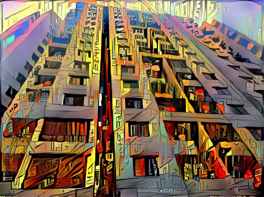 Building colorizing 