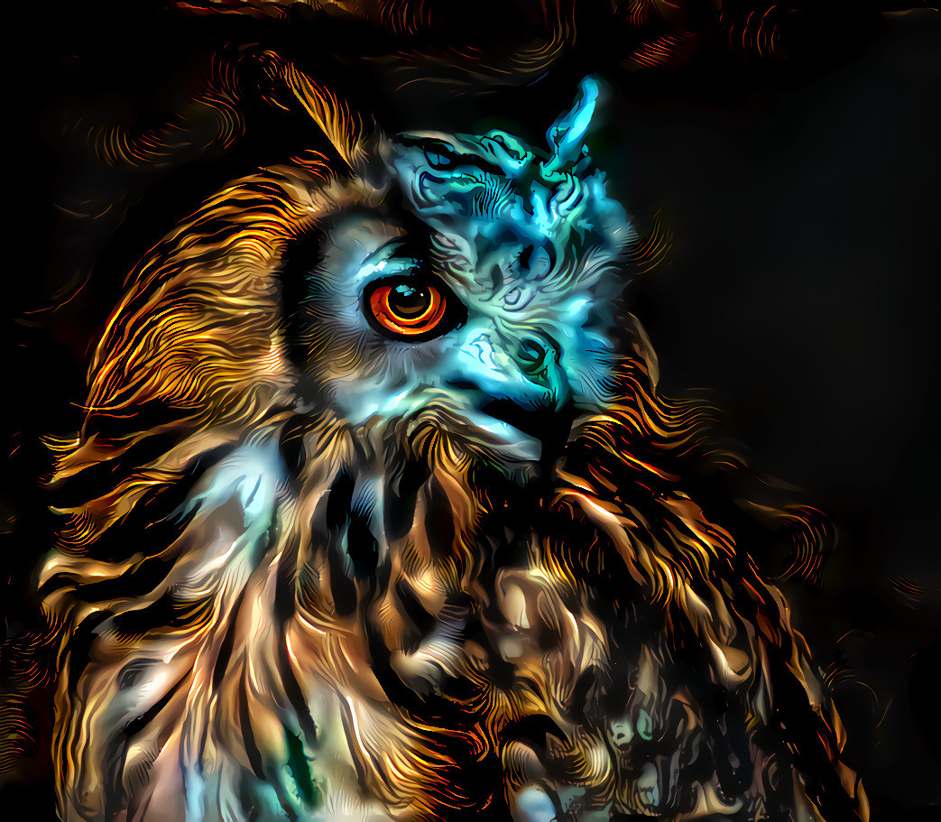 When the owl sings, the night is silent. ~ Charles de Leusse - Style by Zoey Sellers, introduced by Smilin. In observance of Owl awareness day 2020