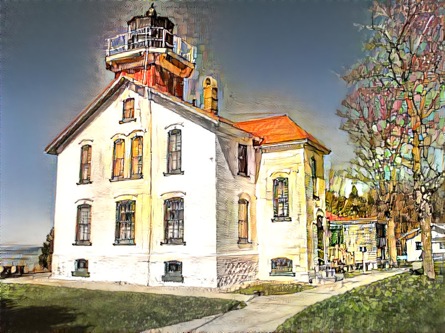 Lighthouse near Traverse City, Mi