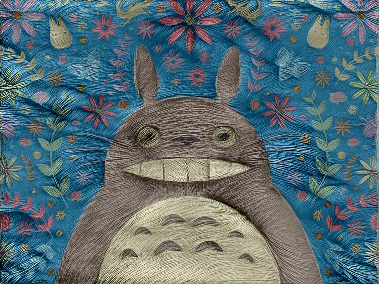 Totoro's Embroidery Magic