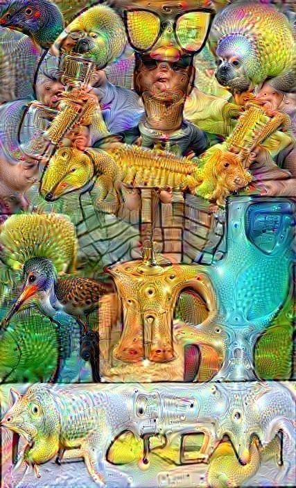 SIMPSONS spirit deep dream