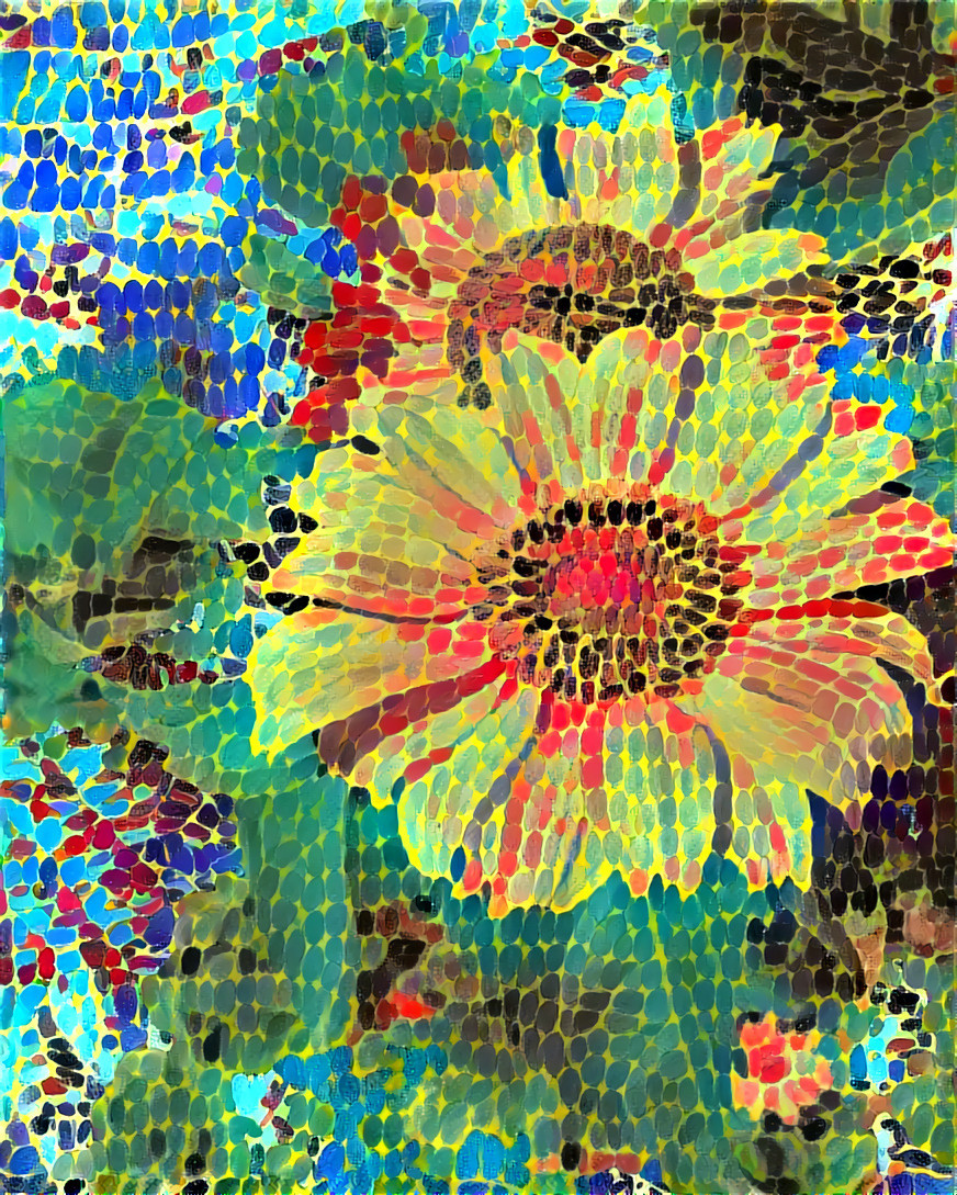 Sunflowers 16 underlaid 1 raster data painting adj 2 50_60