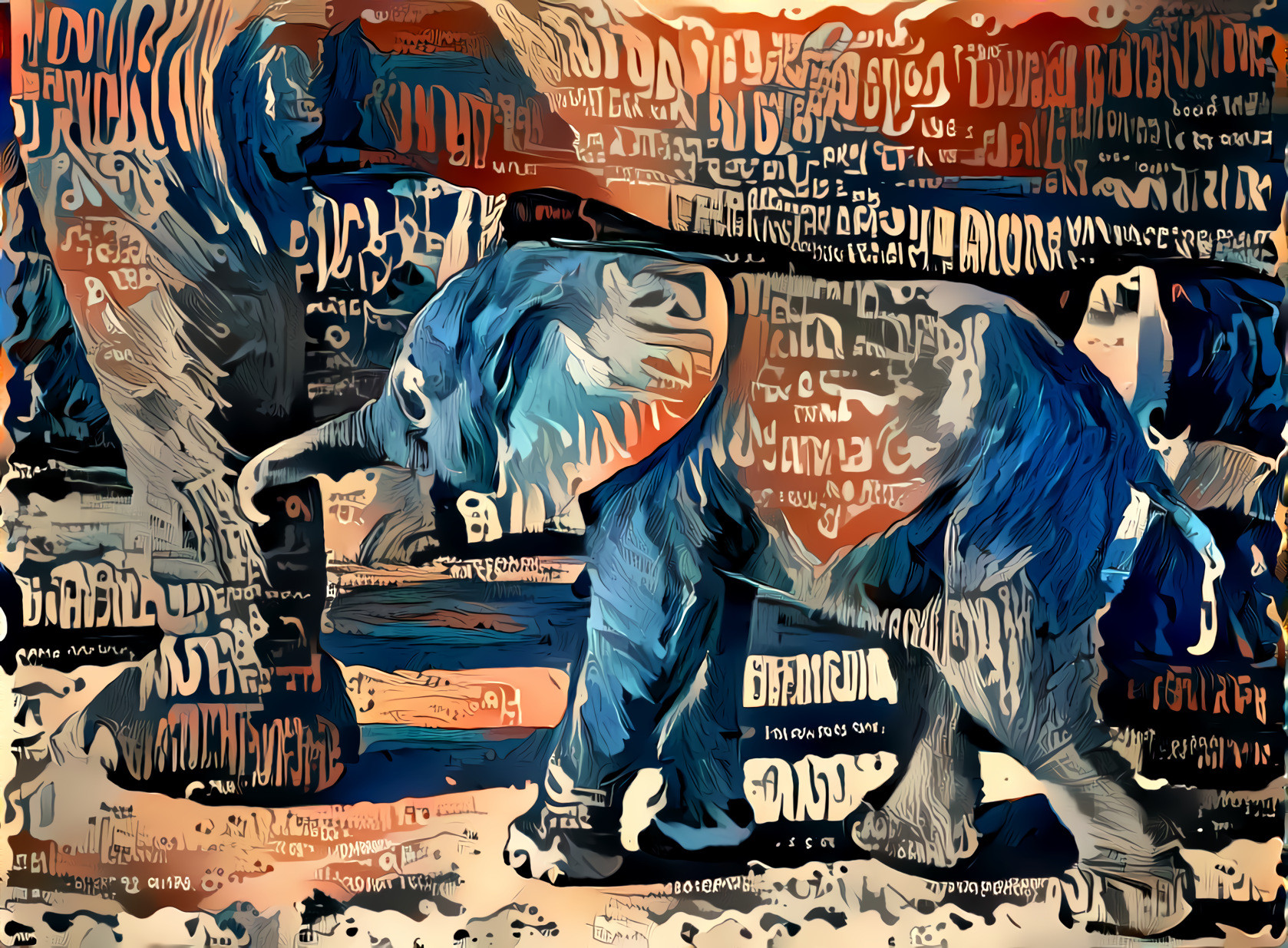 Elephant Posterized