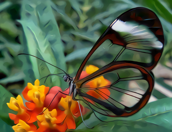 Transparent Butterfly 2