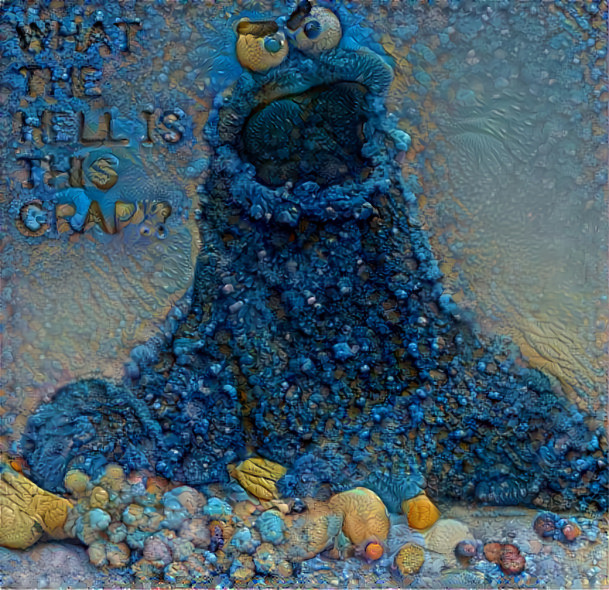 cookie monster dislikes health food