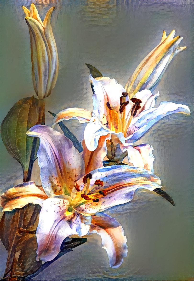 Lily in Watercolour