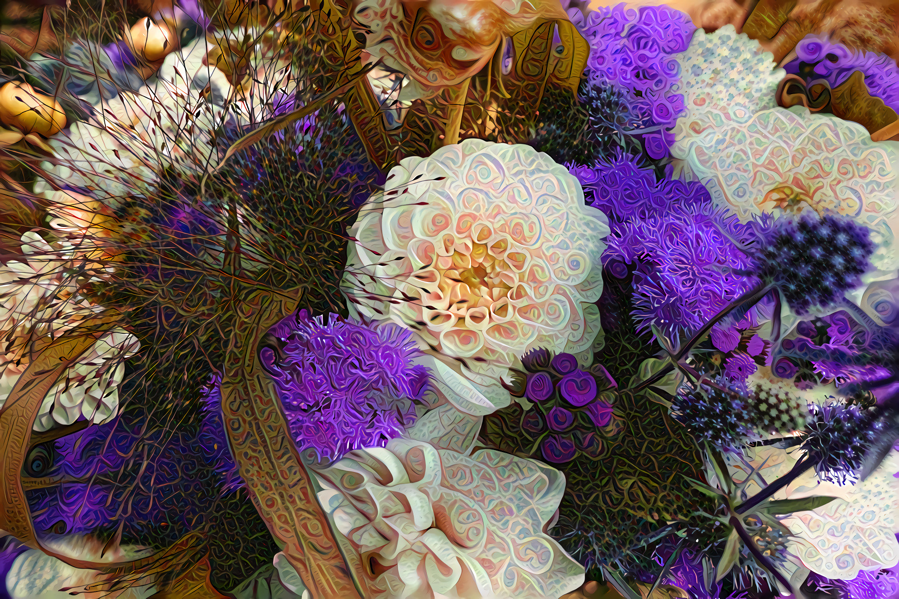 Dahlia and Summer Flowers