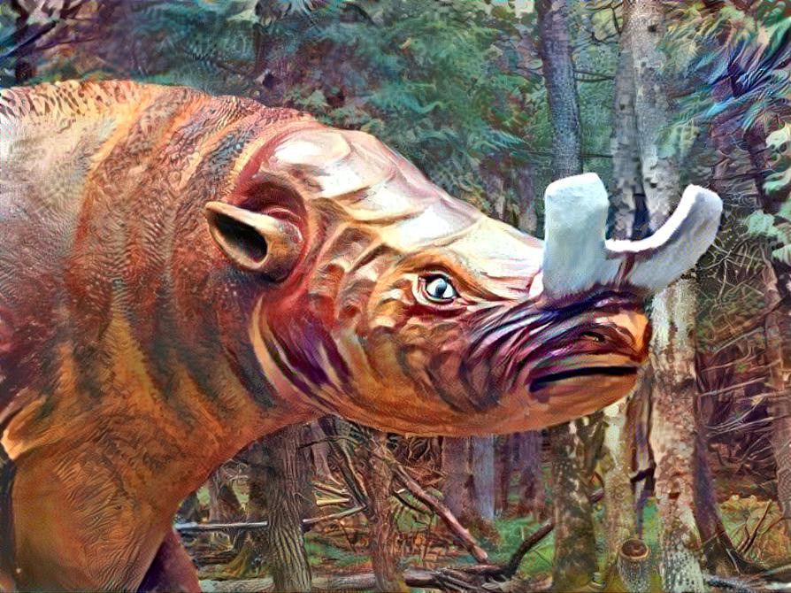 Mean Looking Rino Type Dinosaur