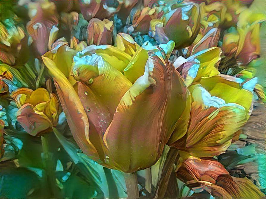 Tulips of a different color