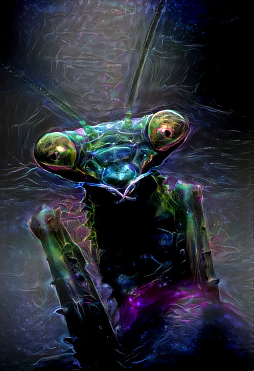 Nocturnal Preying Mantis