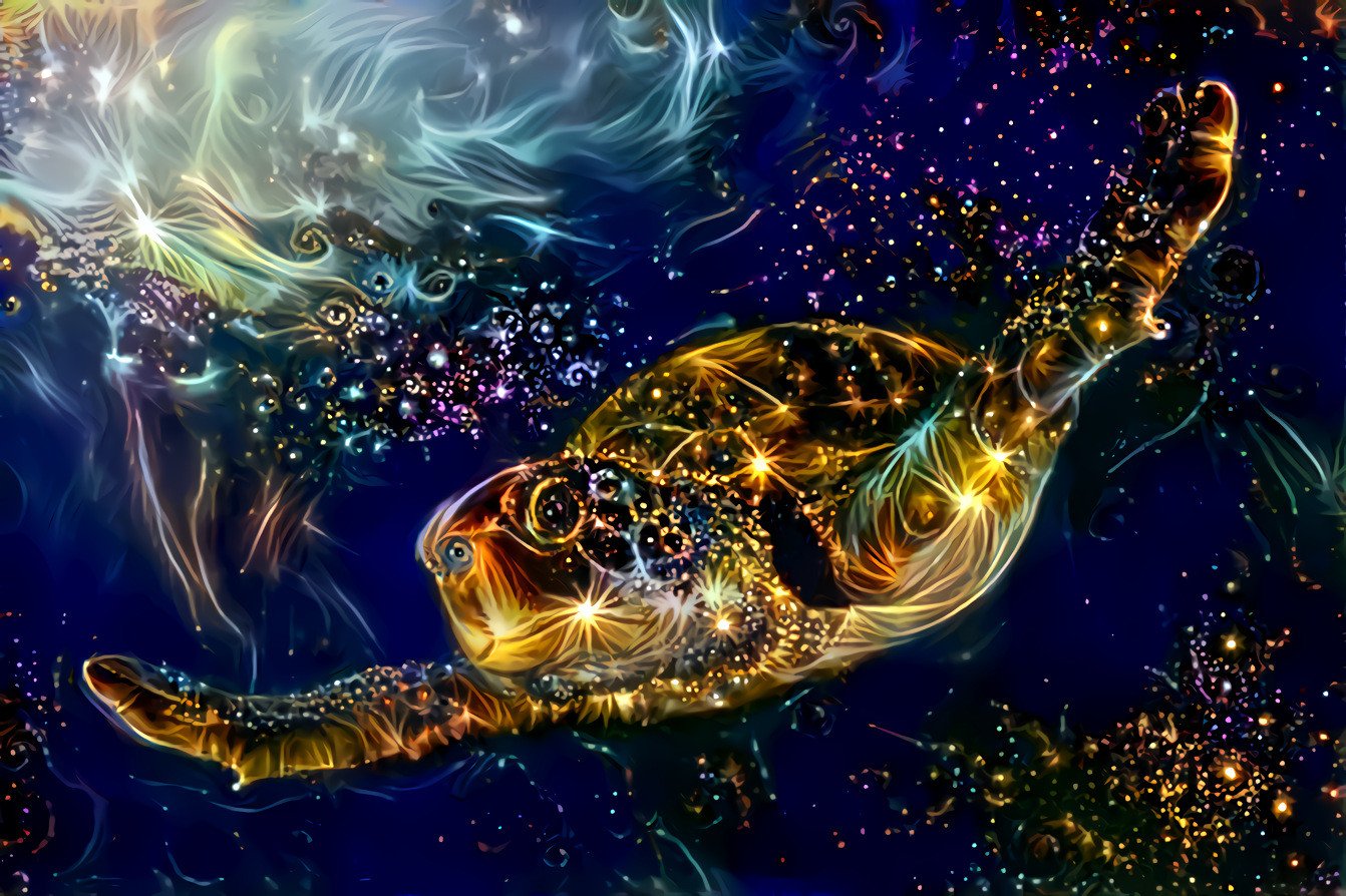 Glittering Sea Turtle