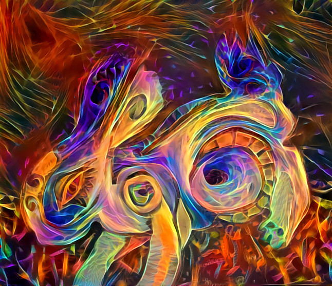 Redreaming Deep Dreamed I am Rabbit