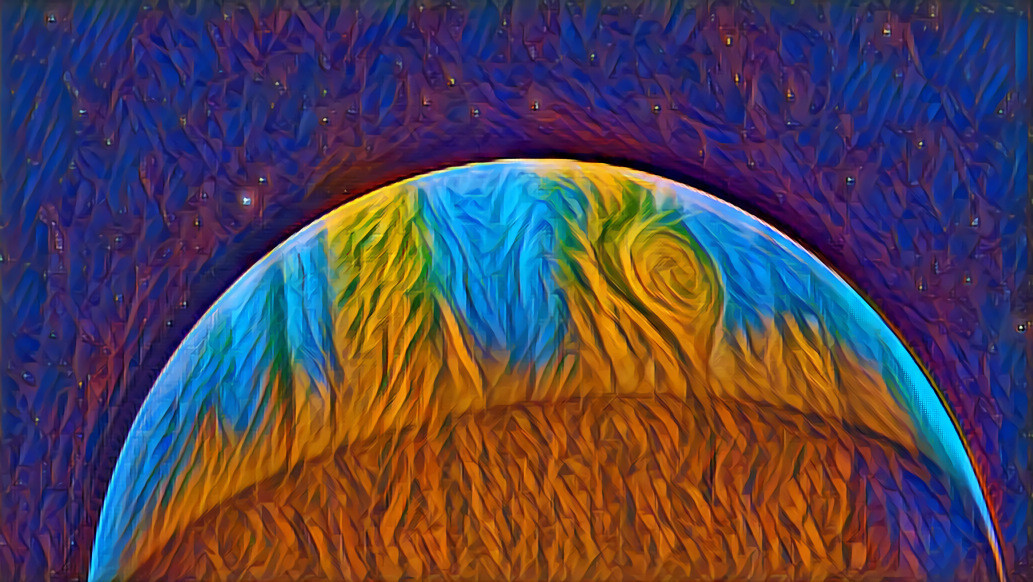 Jupiter Envisioned As A Burning Candy Store