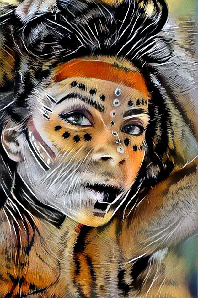 Femme tigre