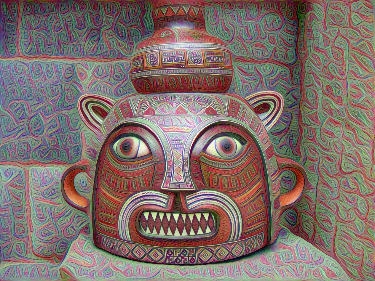 Art Pottery Face, Peru