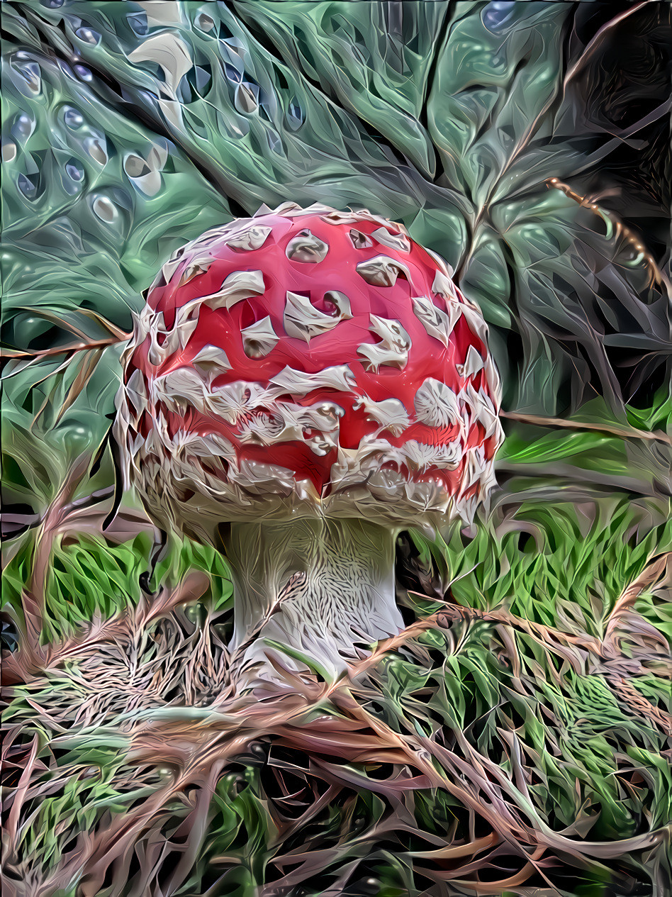 Fly agaric (hyperreal)