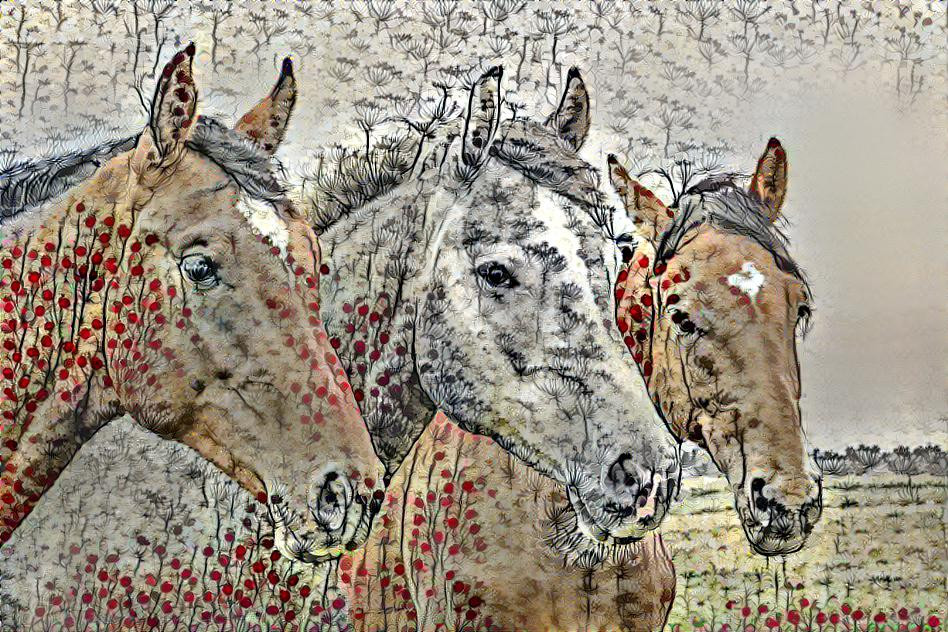 Horses (one, two, three)