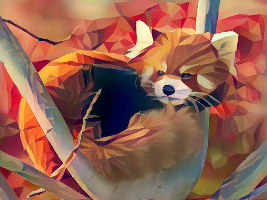 Polygon Red Panda