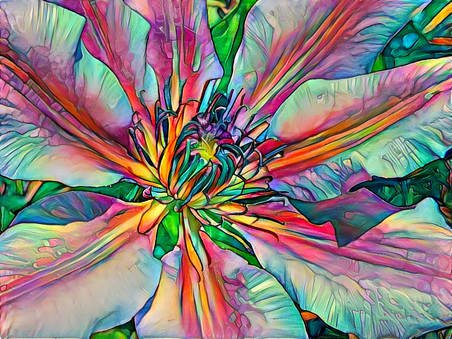 "Clematis" - by Unreal from own photo.