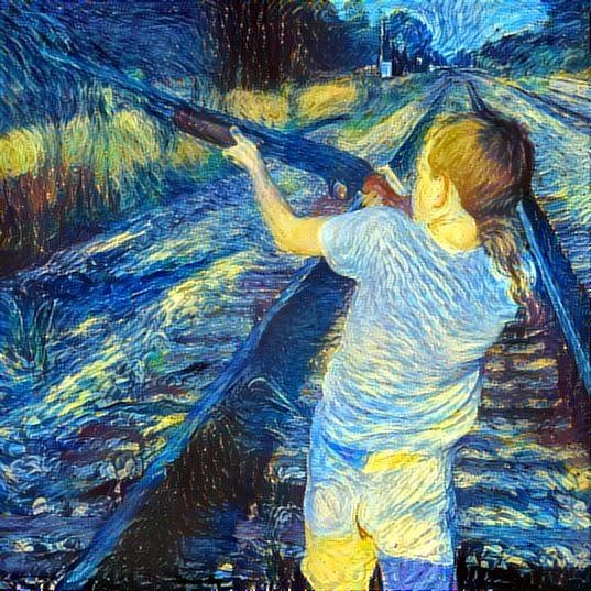 Van Gogh Meets Redneck Childhood