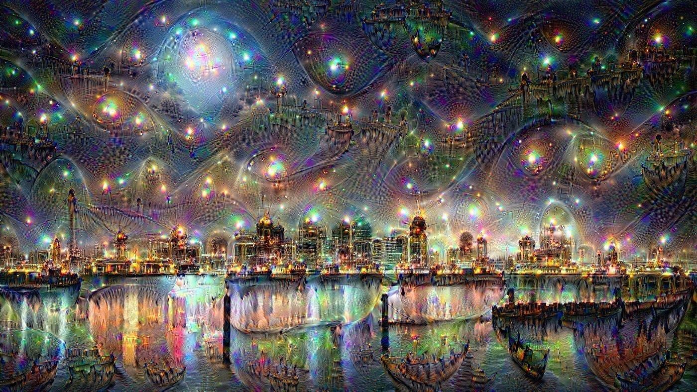 The Fractal Inceptionist: Night Skyline