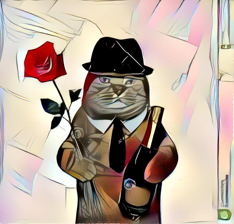 le cat le romantique