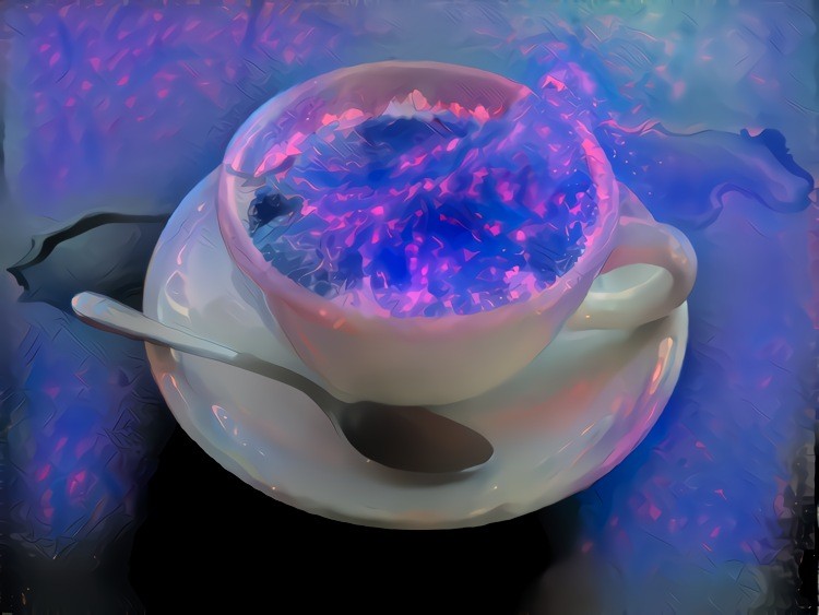 Galaxtea hexagonal storm in a tea cup