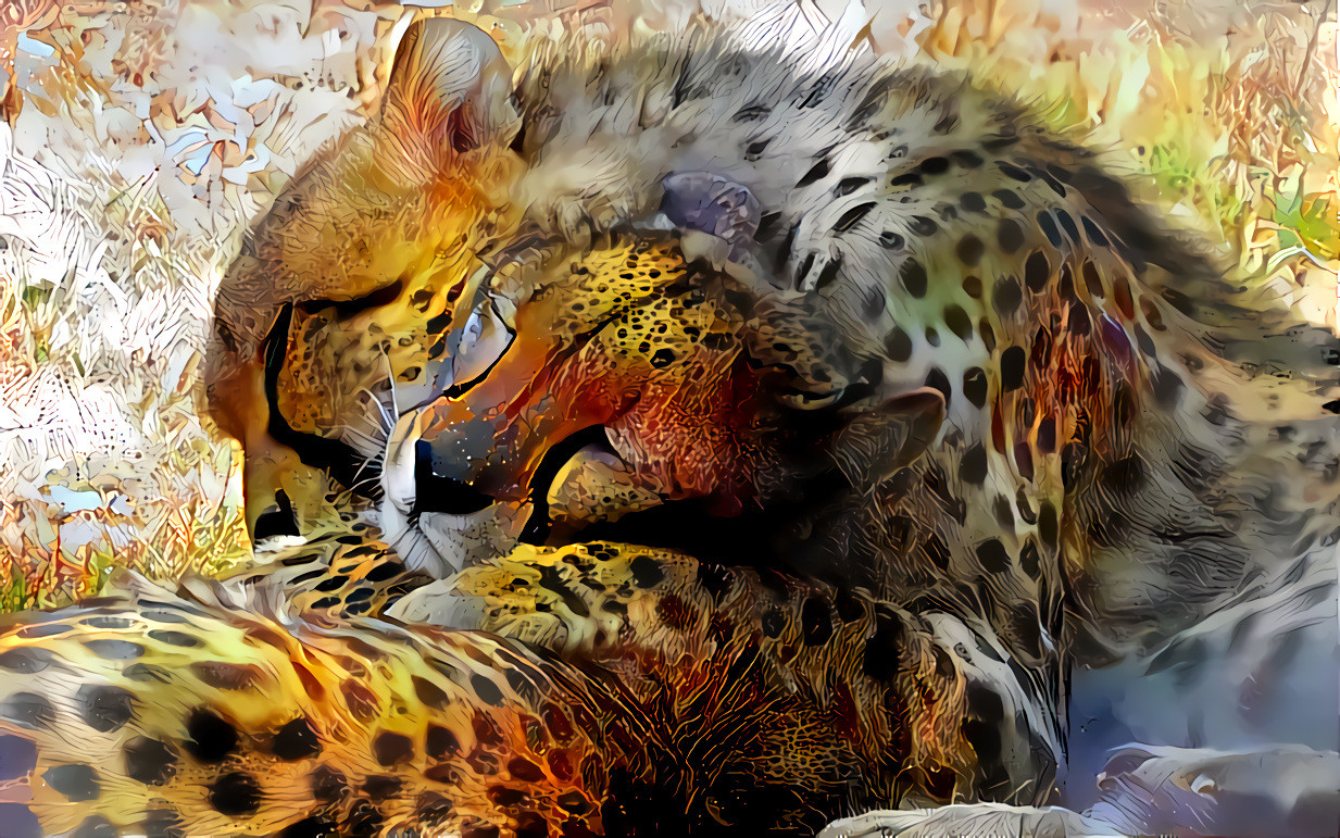 Cheetah Snuggle